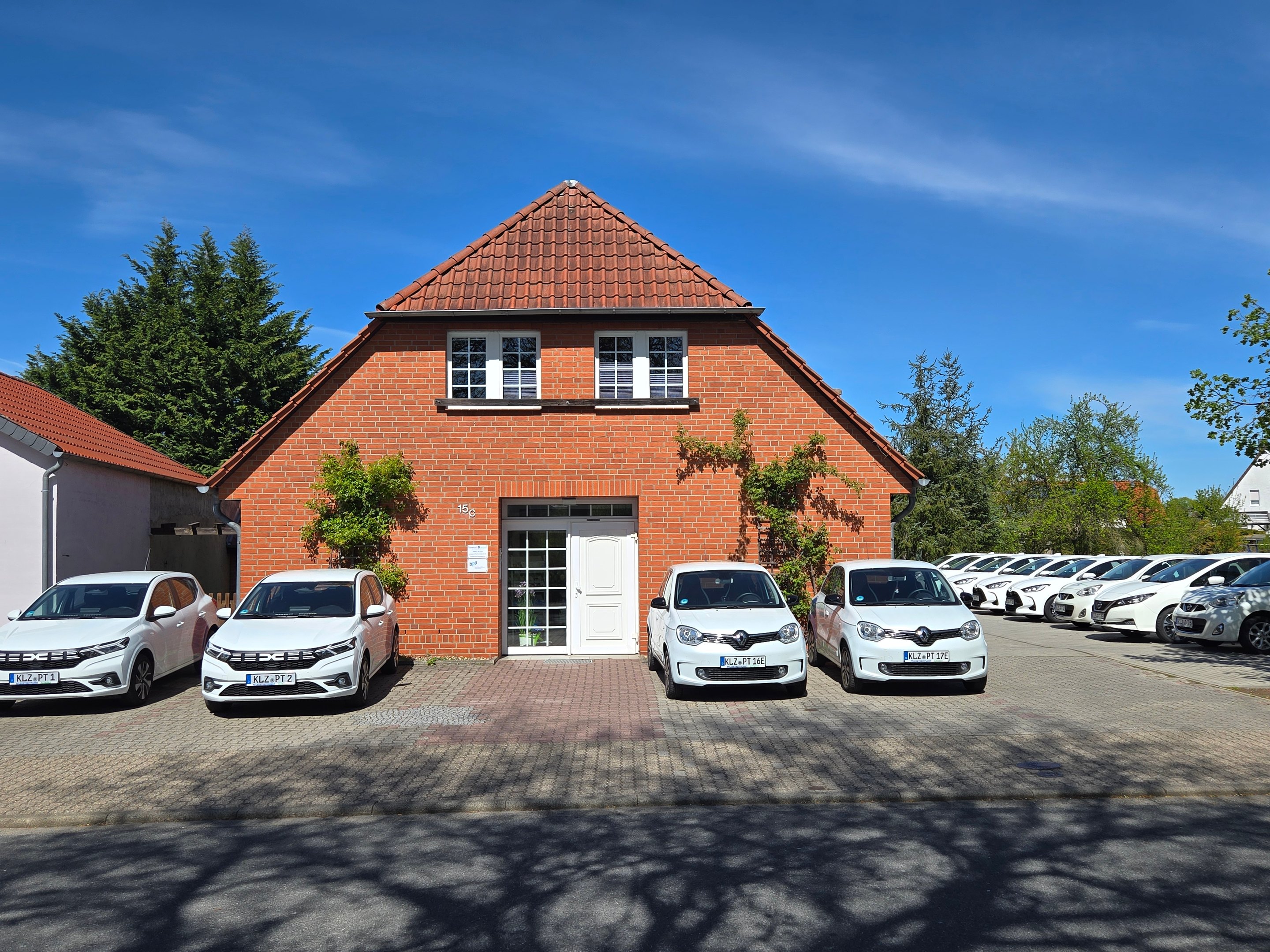 Das Gebäude des Pflegetreffpunkt Altmark in der Neustädter Straße 15c in Klötze.
